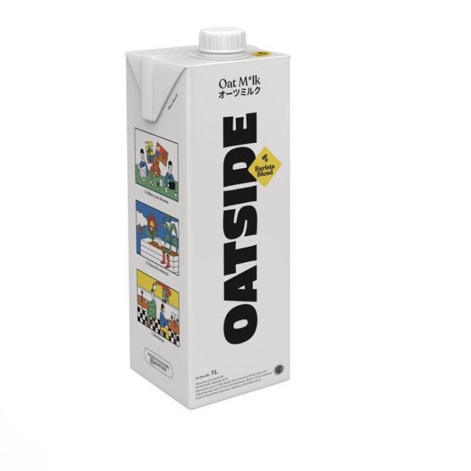 

♥ Oatside Barista Oat Milk 1L - Susu Oat Gandum Lactose & Dairy Free ☚