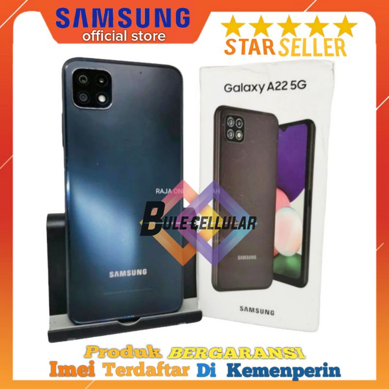 SAMSUNG GALAXY A22 5G 6/128GB • A22 4G 6/128GB ORIGINAL SAMSUNG SEIN BERGARANSI FULLSET
