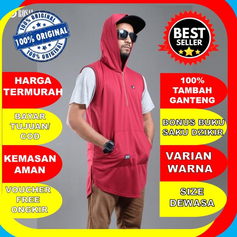 SALE ROMPI SHOLAT ROSAL HOODIE / BAJU SHOLAT PRIA / BAJU MUSLIM KOKO MURAH ORIGINAL KUALITAS PREMIUM