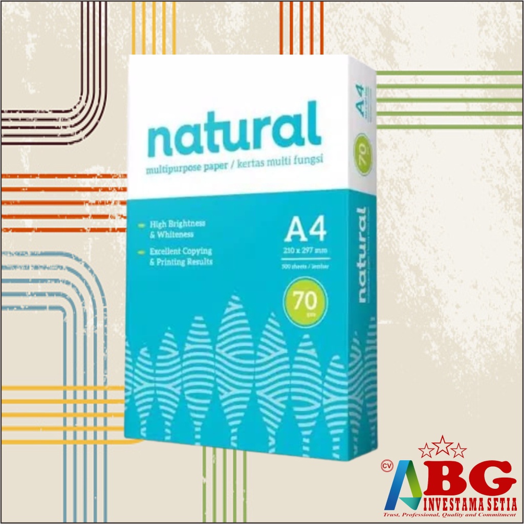 

Kertas Natural A4 70gr