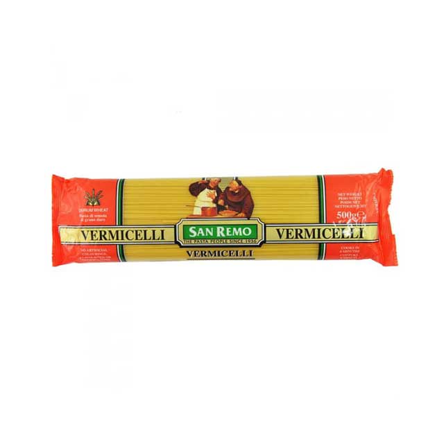 

SAN REMO PASTA VERMICELLI 500 GR