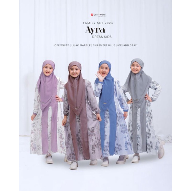 GAMIS DRESS KIDS AYRA BY YASMEERA