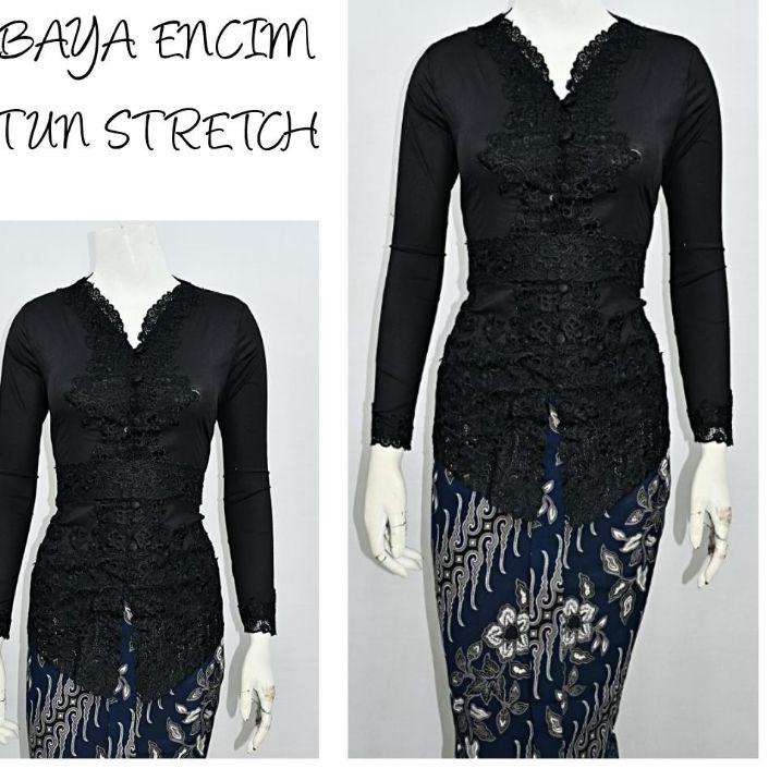 ☜ Indah KEBAYA ENCIM MODERN LENGAN PANJANG BORDIR SENADA KATUN STRETCH KEBAYA WISUDA KEBAYA KATUN KE