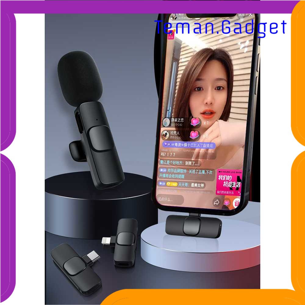 TG - KMR TaffSTUDIO Wireless Lavalier Lapel Microphone Vlogger Lightning - HO86