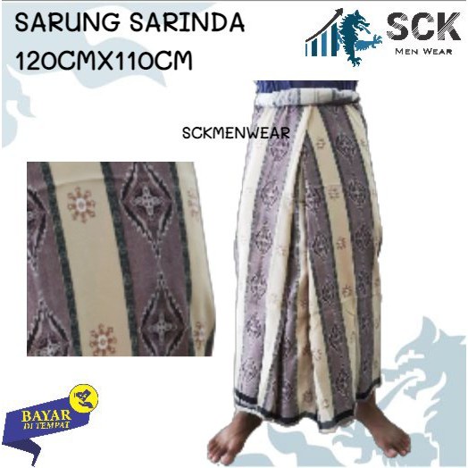 Sarung Sholat SAMARINDA DELIMA PREMIUM MIKA untuk Puasa Hadiah Lebaran 120 X 110 Corak Doby Santri / Sarung Ibadah Lebaran - sckmenwear GROSIR