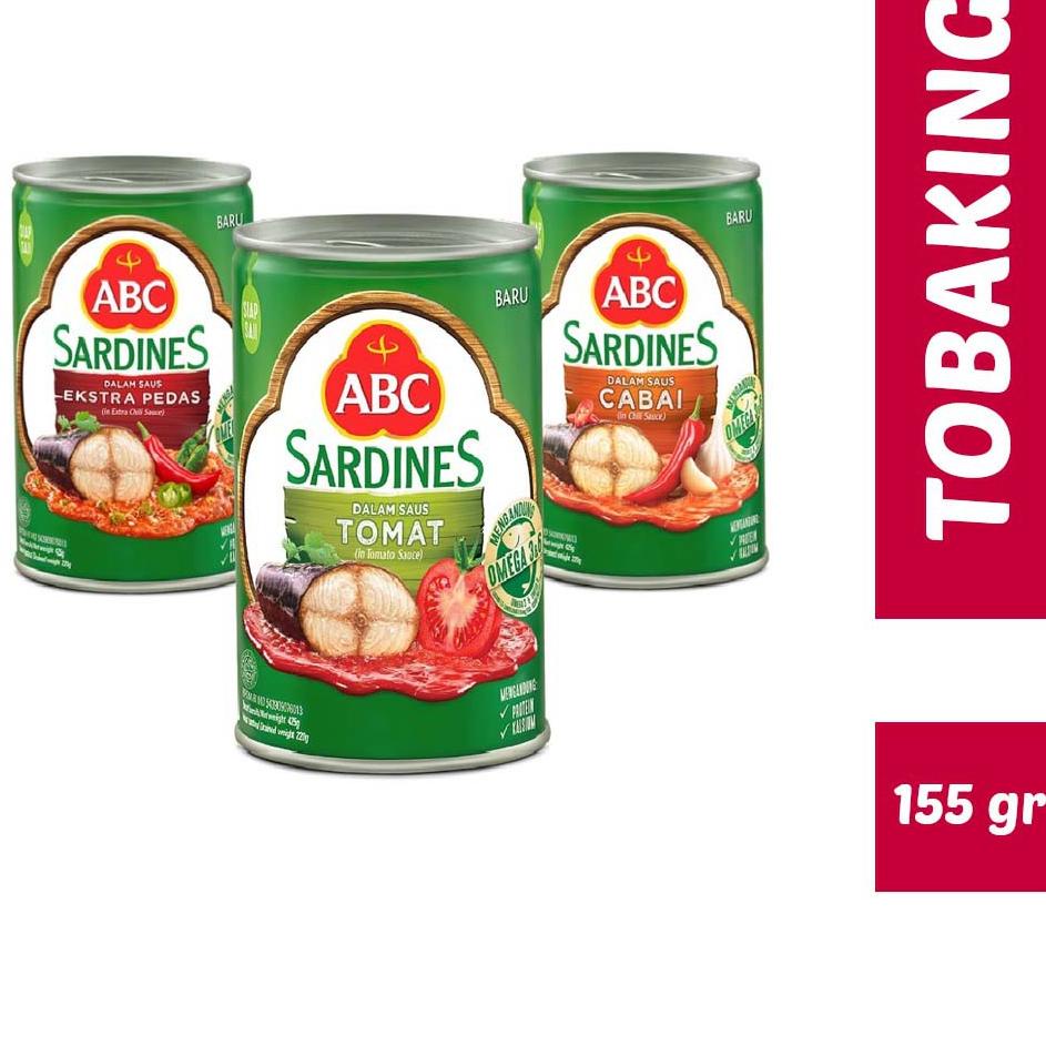 

⚡COD⚡ Sarden ABC Sardines Tomat Cabai Extra Pedas 155gr