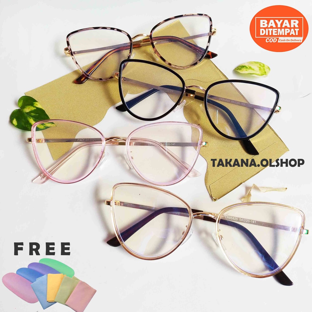 TAKANA - Frame Kacamata Cat Eye TR 95825