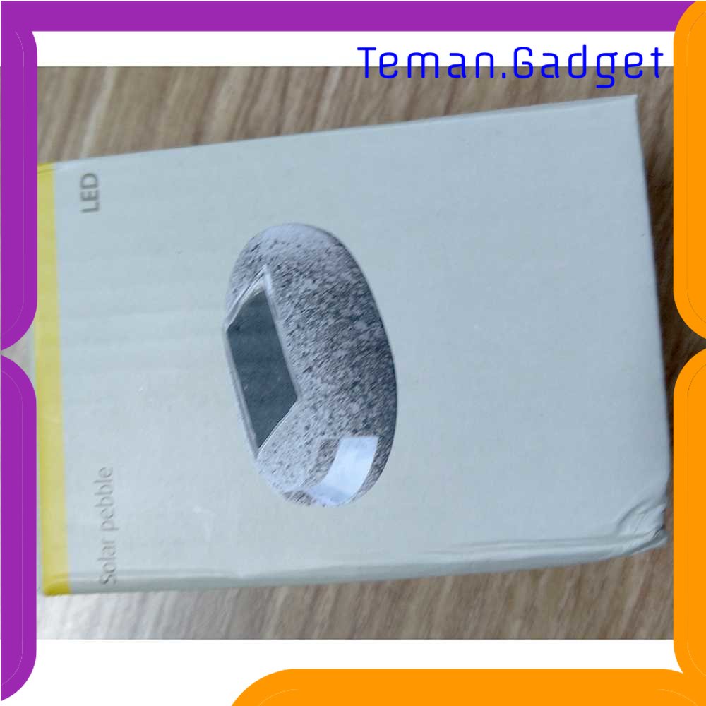 TG - LMP SOLLED Lampu Taman Hias Path Light Fake Stone Solar IP44 Cool White - GA-002