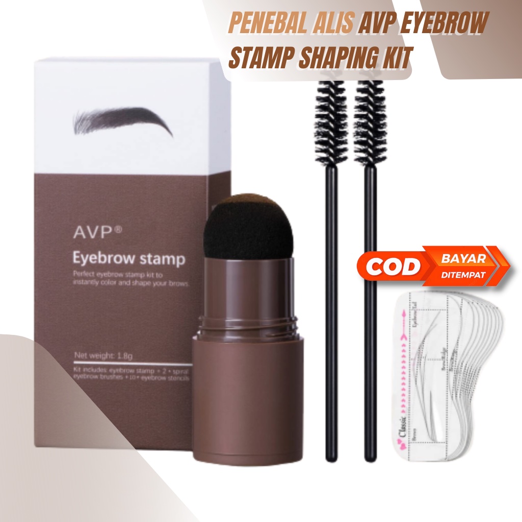 Alis Cetakan Tempel Eyebrow Stamp Powder Waterproof