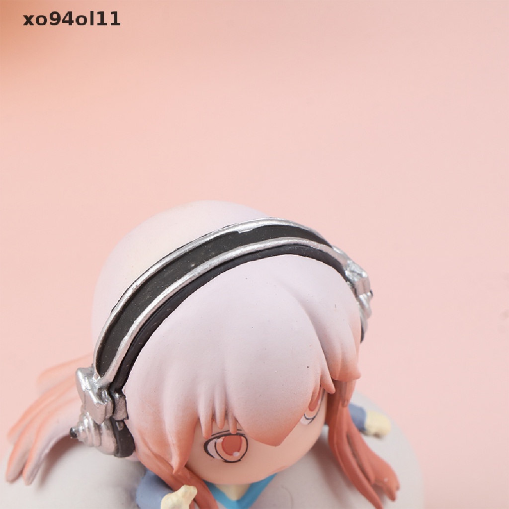 Xo 1Pc Anime Super Sonico Figure Q Versi Lucu Bungkuk Mini Boneka Aksesoris Mobil OL