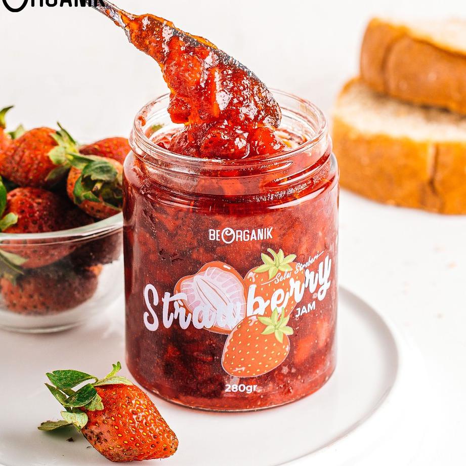 

☈ Beorganik Strawberry Jam / Selai Stroberi 280gr ☇