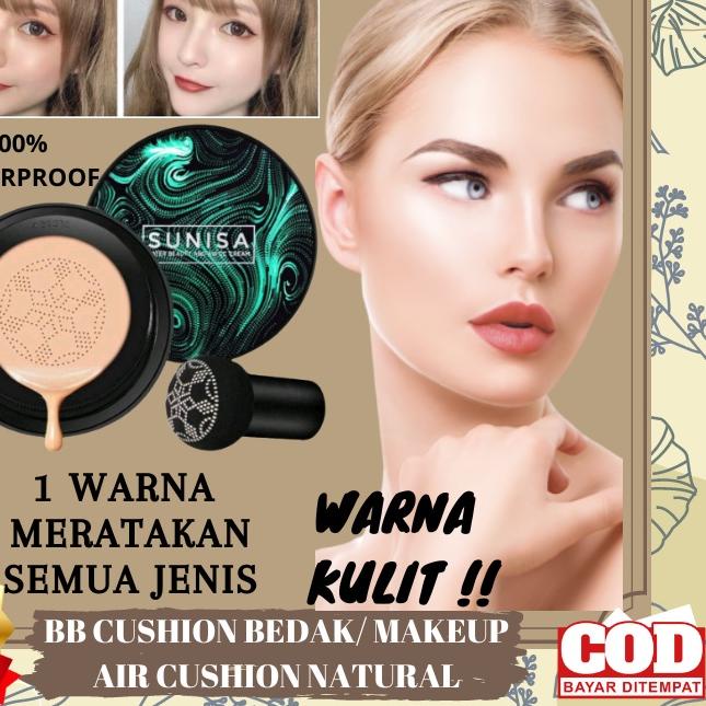 ❁ Bedak Glowing Tahan Lama Anti Air - Bedak Cushion Original Tahan Lama ☼