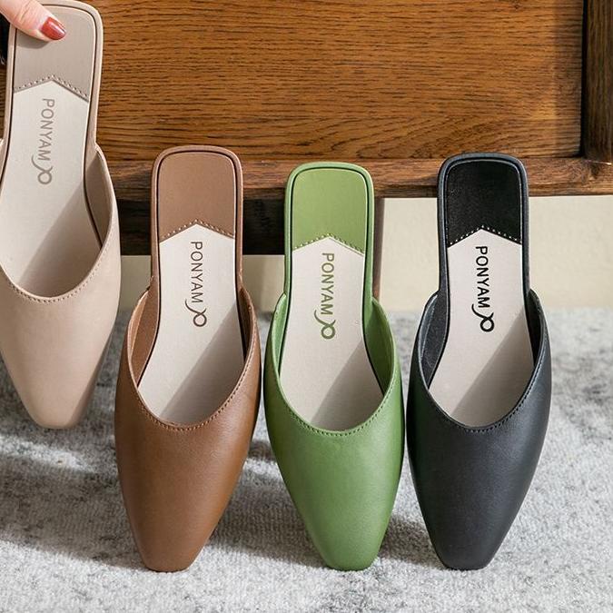 ✨Grosir✨ Sepatu Flat jelly Wanita Polos Ponyam import S2 serbuuu 