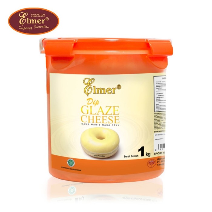 

Elmer Dip Glaze Cheese 1 kg Topping Donat Selai Roti