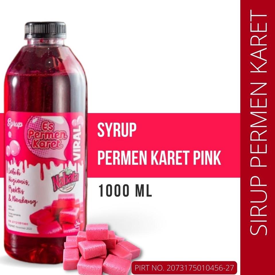 

✮ Sirup Permen Karet 1 Liter / Bubble Gum Syrup 1000 ml ♢