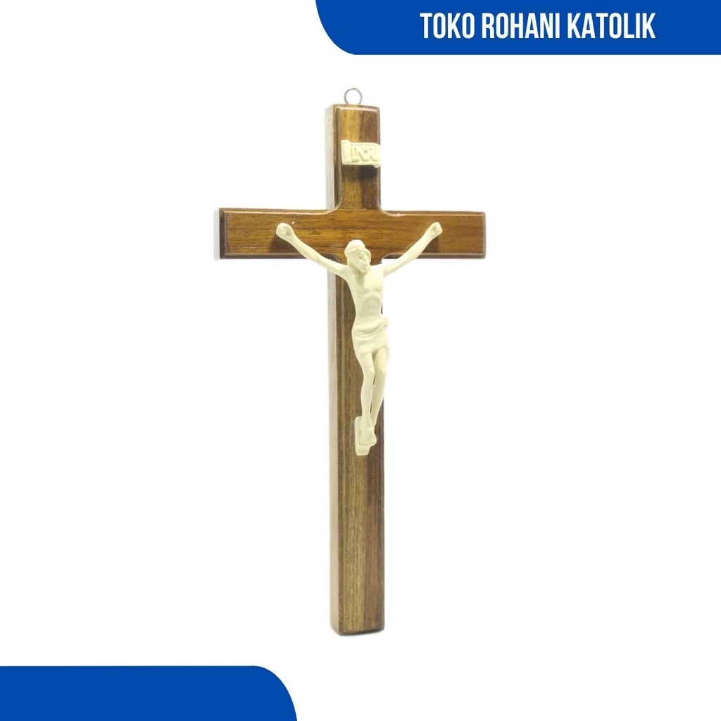 SALIB GANTUNG KATOLIK KORPUS BATU / SALIB DINDING KATOLIK / SALIB PATUNG YESUS / SALIB GANTUNG KATOLIK / PAJANGAN DINDING / HIASAN DINDING