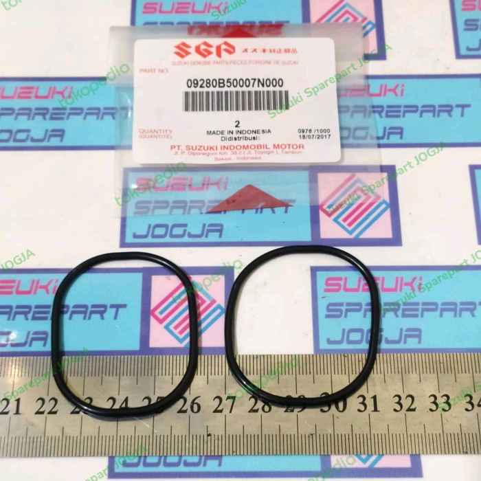 Suzuki Parts 09280B50007N000 Seal Cap Setelan Rocker Arm / Pelatuk Shogun 110 Ori