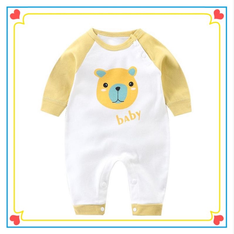[ Usia 0-3 Bulan ] Baju Bayi Newborn Impor / Bodysuit Baby / Romper Bayi Lengan Panjang