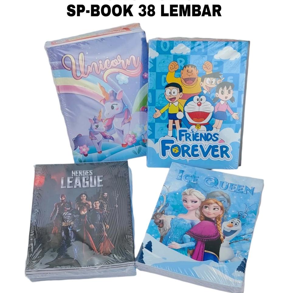 

Y37 (10pcs) Buku Tulis Doraemon Hello Kitty Karakter SP - BOOK 38 Lembar PRODUCT TERLARIS げ
