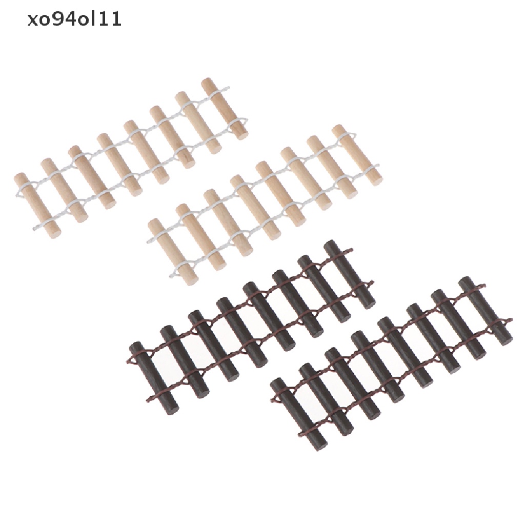 Xo 2Pcs 10 * 3cm Mini Pembatas Pagar Kecil Kerajinan Miniatur Dekorasi Taman OL