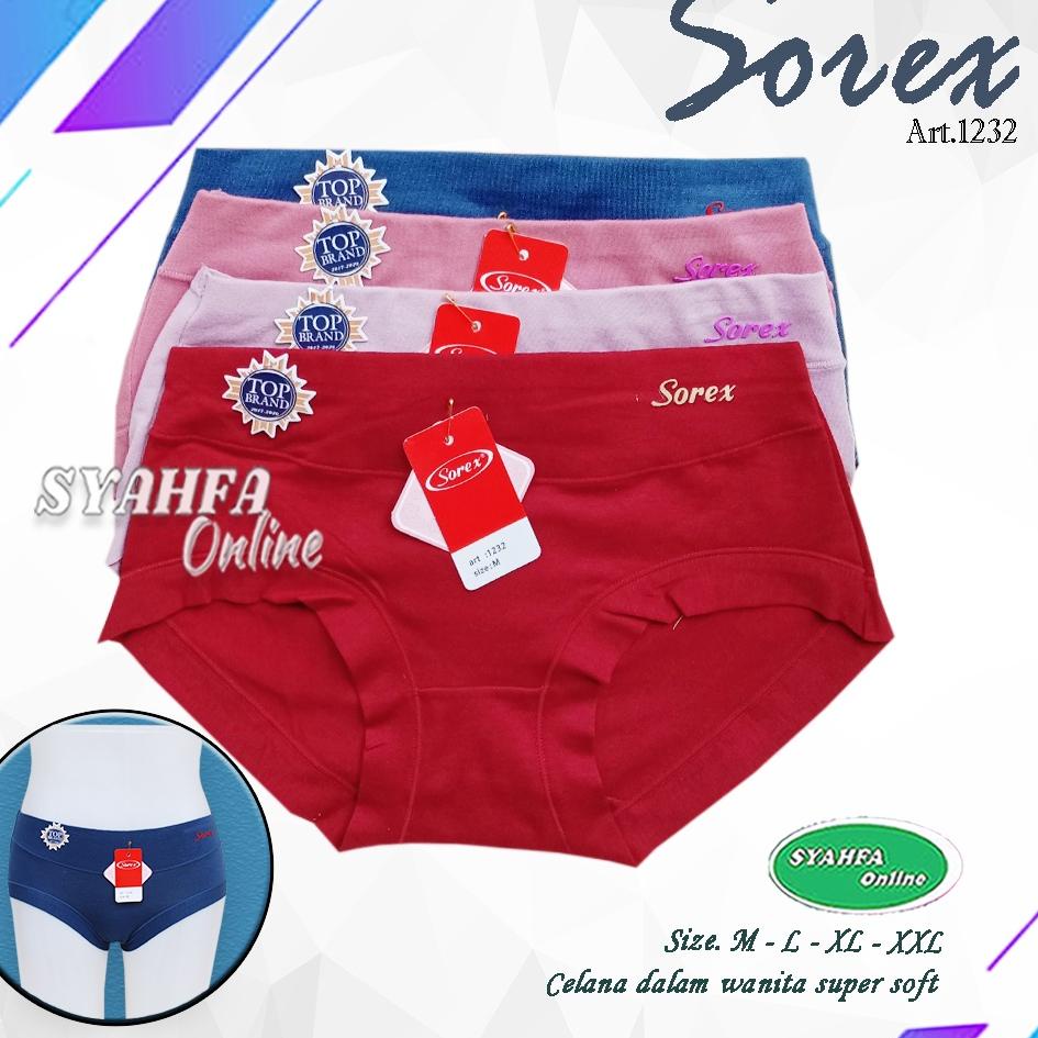 Terpercaya Grosir 6 pc | CD Celana dalam wanita SOREX 1232 Cd sorex wanita Dewasa | FASHION PAKAIAN 
