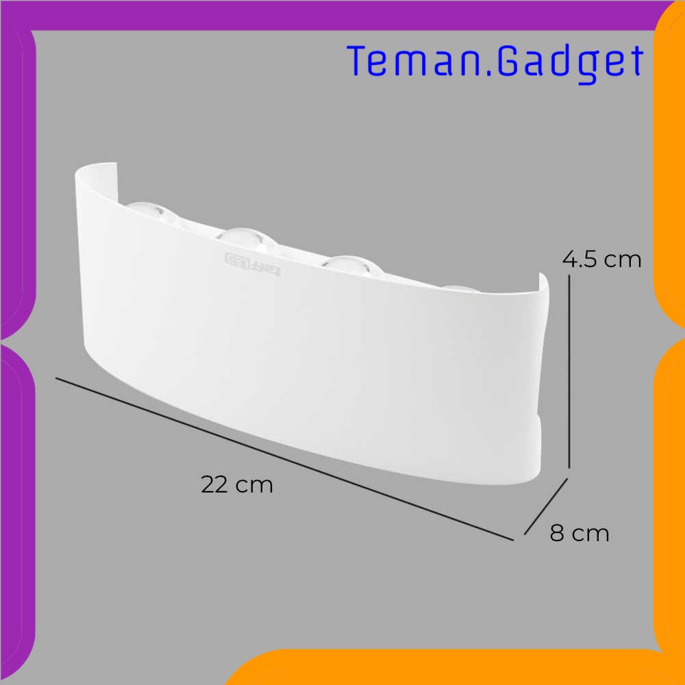 TG-LMP TaffLED Lampu Dinding Hias Outdoor Modern Aluminium 8 LED Cool White - 366-8