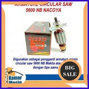 suku cadang Armature Circular Saw Makita 5600NB Nacoya Angker Circular Saw Makita 5600NB N