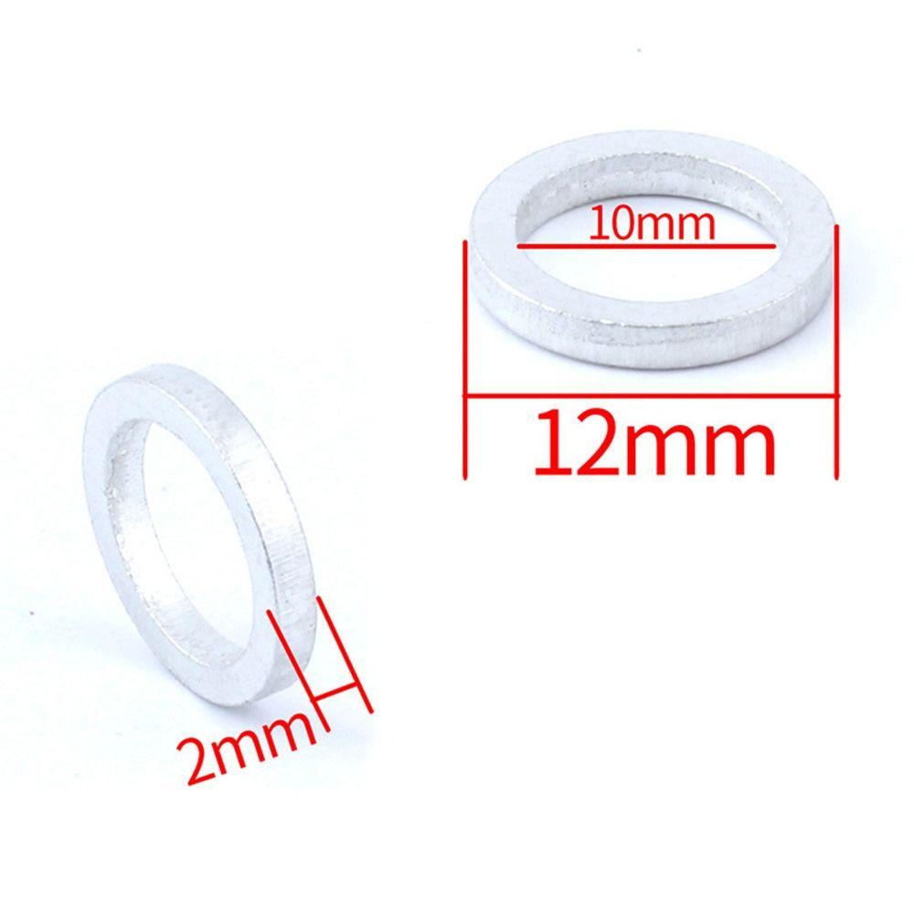 R-FLOWER 10pcs Sekrup Roda Rantai Tebal 2mm Single Crankset Baut Aluminium Part Sepeda