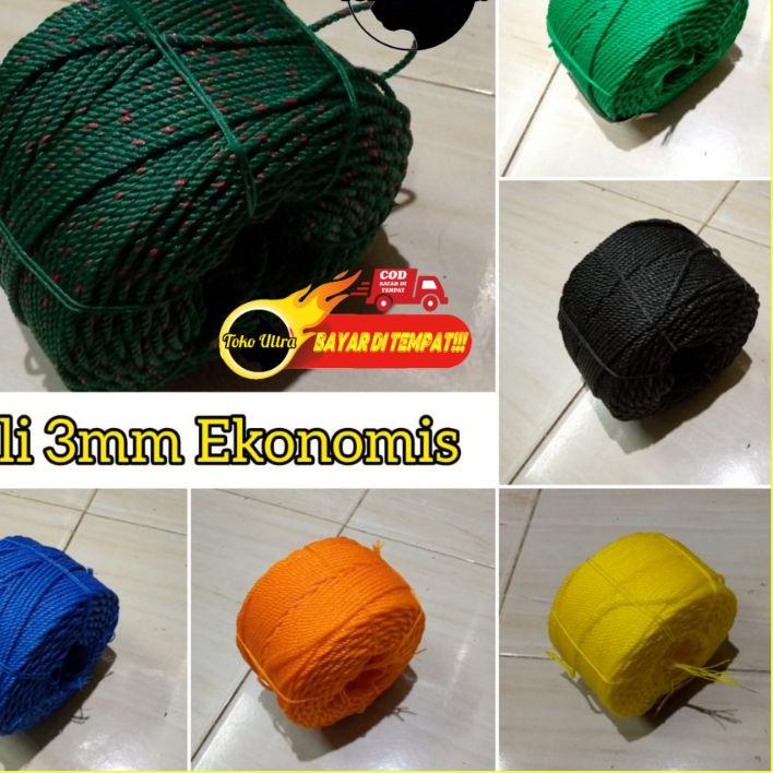 ➦ TALI 3 MILI / TAMBANG 3MM / TAMBANG PLASTIK 3MM / TAMPAR 3MM / TALI JEMURAN / TALI RIS JARING / TA