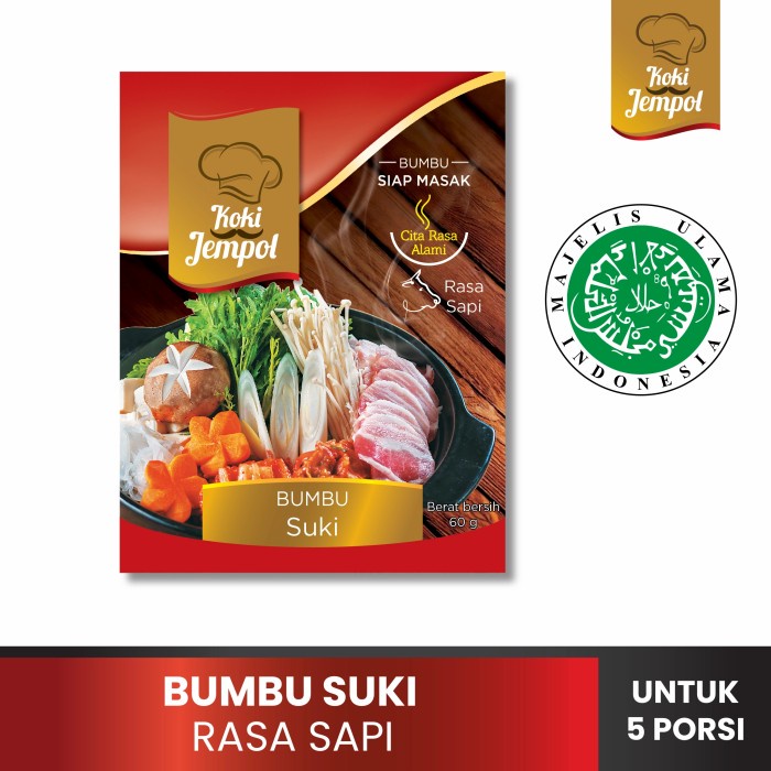 

] Bumbu Instan Suki 5 Porsi