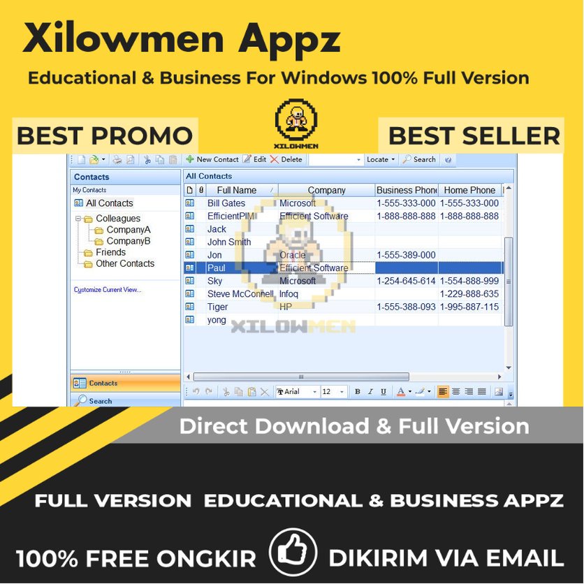 [Full Version] Efficient Address Book Pro Educational Business Lifetime Win OS