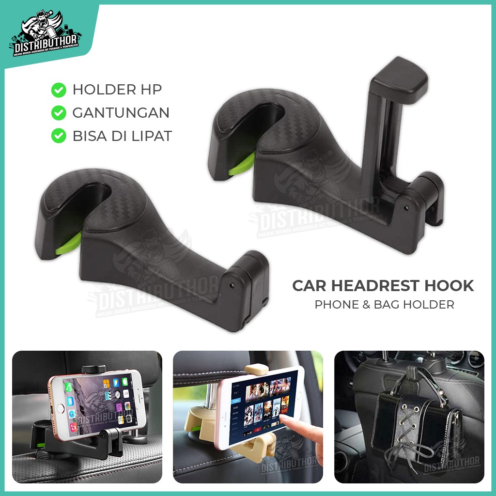 Car Holder Hp HD-11 Holder Jok Belakang Kursi Mobil