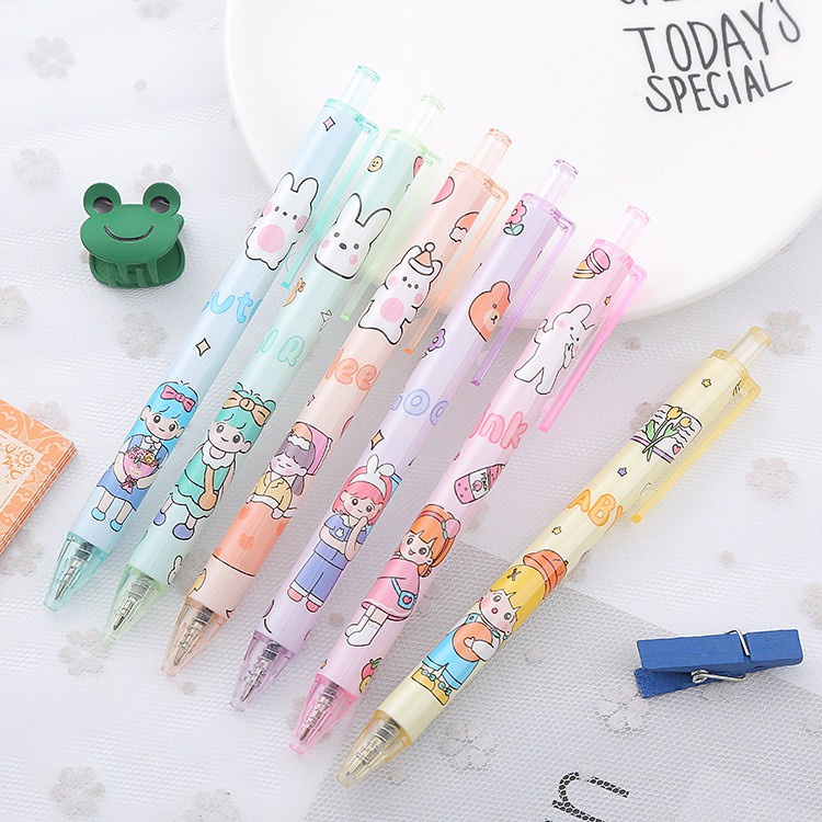 

Gannise 6pcs Pena Pulpen Pen Set Cetek Cetekan Mekanik GN-ST0297