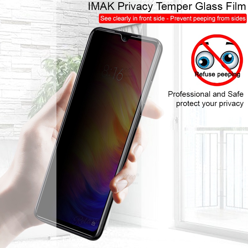 Untuk Xiaomi Redmi note8 Pro Privasi Anti Spy Tempered Glass, Pelindung Layar Anti Mengintip, note8 Pro Privasi Kaca/Hot Sale