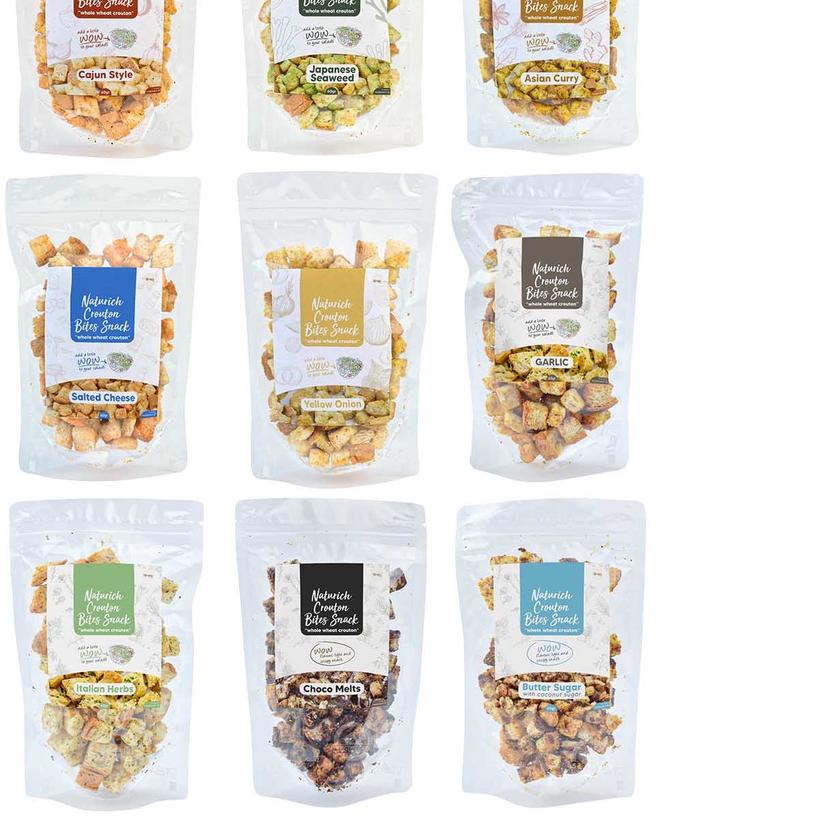 

➴ Buy 1 Get 1 Simply Premium Crouton Bites Snack 60 Gr ℮