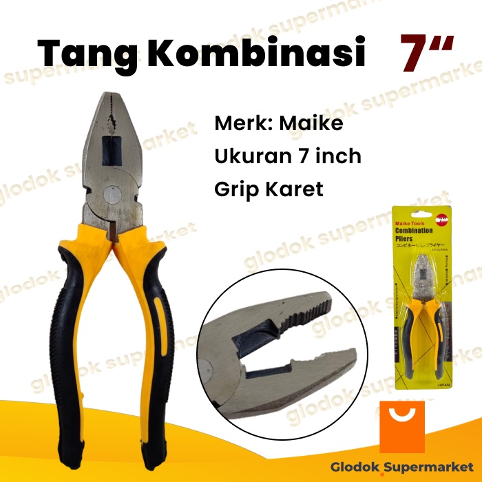 Tang Kombinasi 7 inch Maike Combination Pliers 7inch