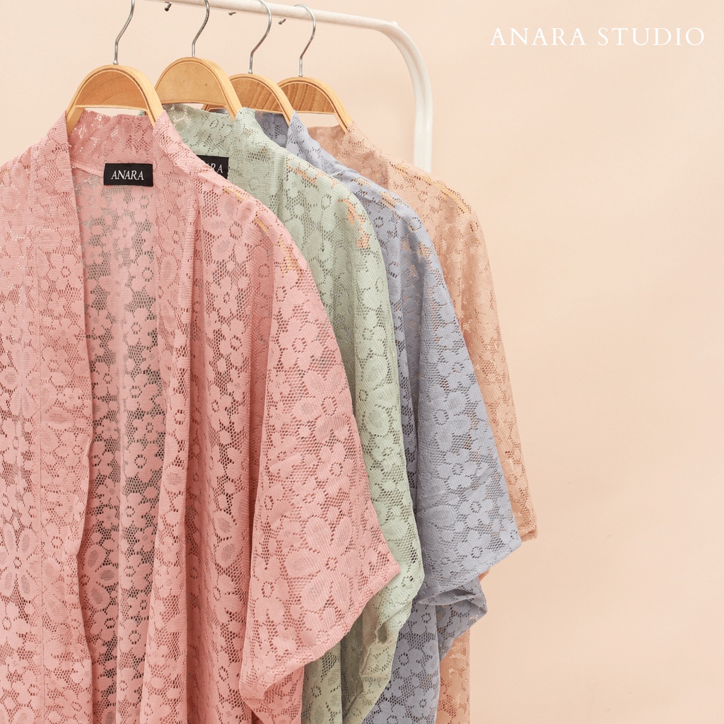 ANARA Raya Outer Brukat | Lace Outer