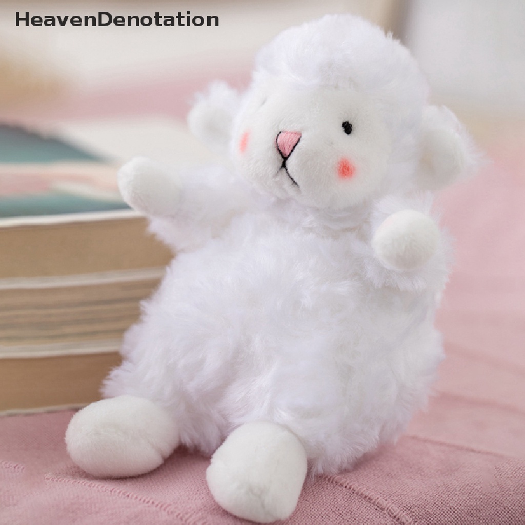 [HeavenDenotation] Anak Domba Boneka Plush Boneka Binatang Boneka Mainan Gantungan Kunci Tas Liontin HDV