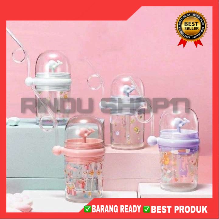 (RS)BOTOL MINUM 250ML ANAK UNIK AIR MANCUR LUMBA LUMBA KARAKTER HEWAN BINATANG BOTTLE