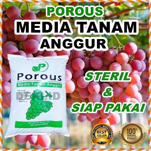 PROMO Media Tanam Anggur Porous Tanah Organik Steril Siap Pakai READY STOK