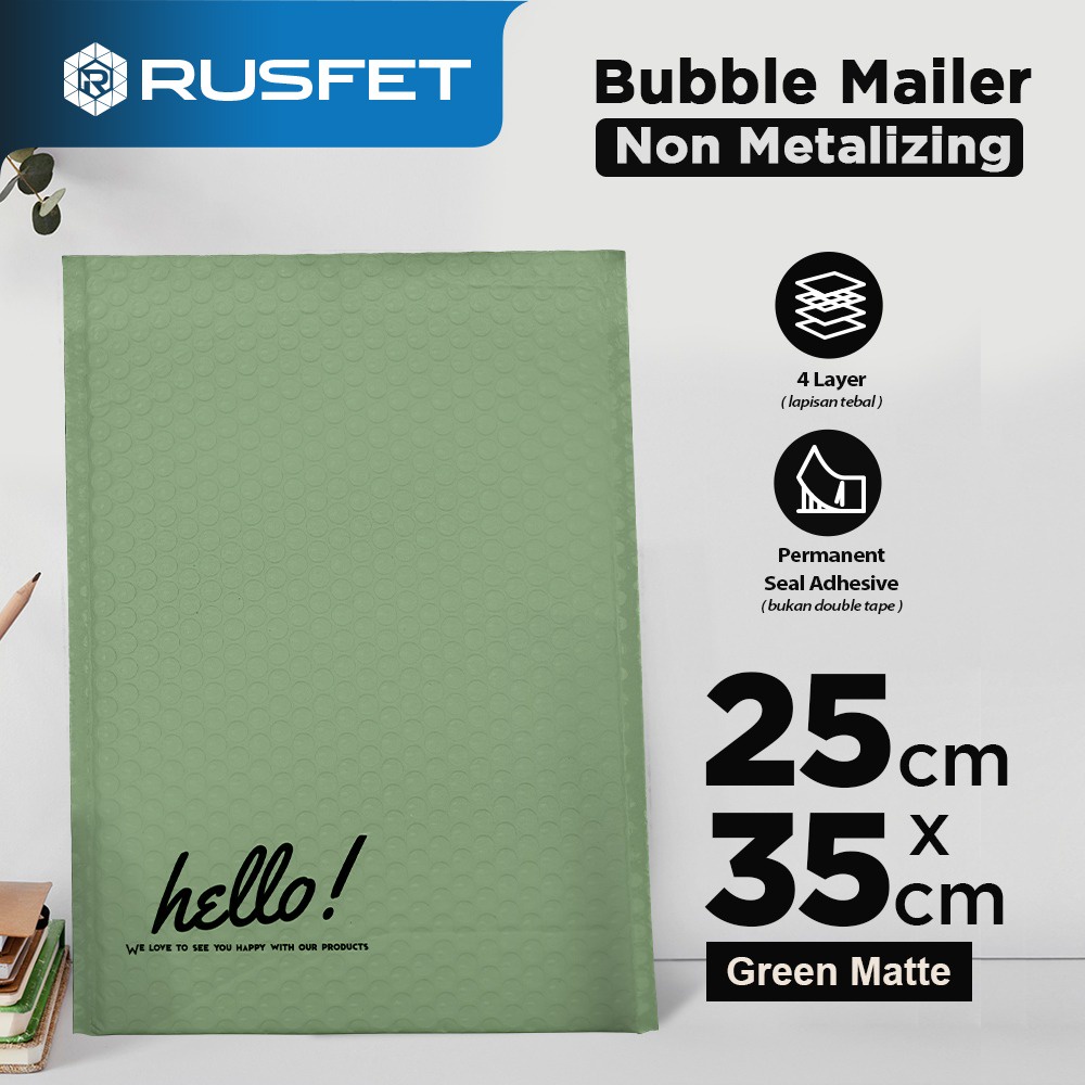 

Amplop Bubble Mailer Rusfet - Bubble Mailer Envelope Packing Olshop 25x35