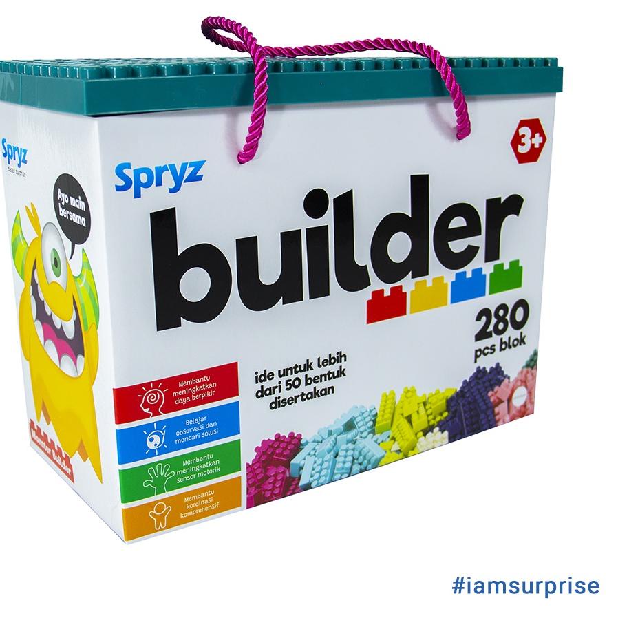 ☏ Spryz Builder Mainan Bricks Block  ✮