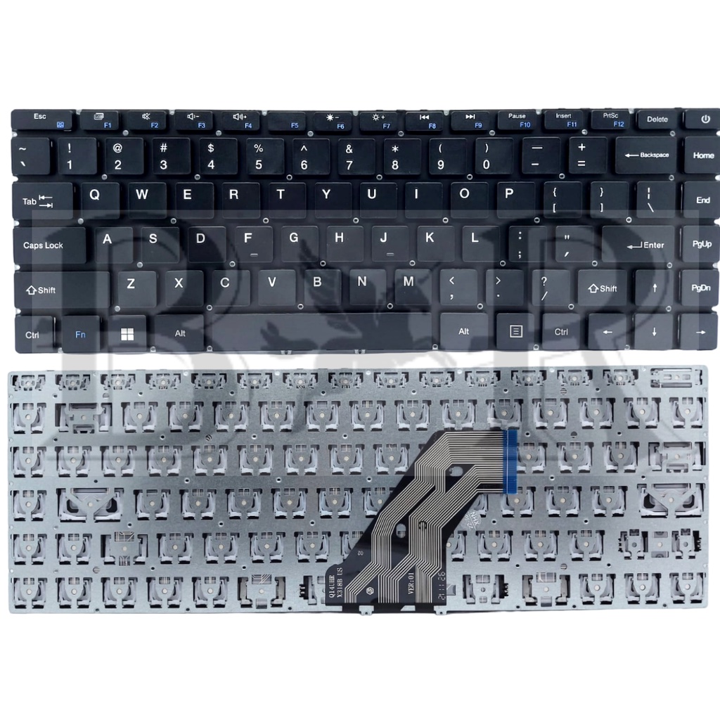 KEYBOARD ZYREX Pro A7410 Q14UHR X318B 211126 FIT AXIOO MYBOOK 14 P414