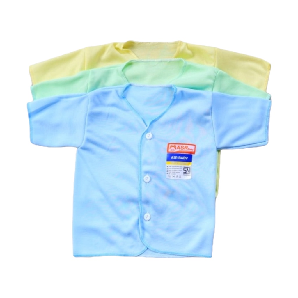 (BJ002) Isi 3pcs Baju Pendek Bayi