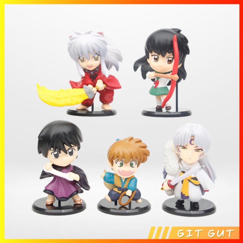 Action Figure Pajangan Inuyasha Higurashi Kagome Sesshomaru Miroku