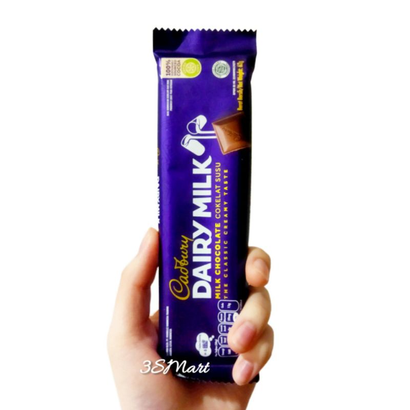 COKLAT CADBURY DAIRY MILK 62 GR MILK CHOCOLATE COKELAT SUSU / COKLAT DAIRY MILK CHOCOLATE 62GRAM / C
