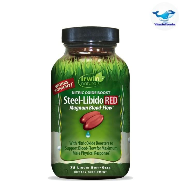 Irwin Naturals Steel-Libido Red Magnum Blood-Flow 75 Softgels Best Seller