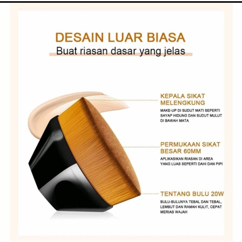 Foundation Brush Kuas Make Up Kecantikan Wajah