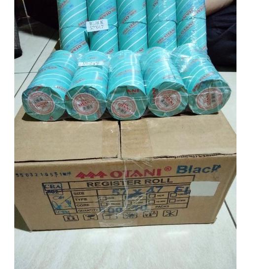 

trxA5m0L Kertas Kasir Struk Thermal Otani 58 x 48 atau 57 x 47 Black per pack isi 10 Roll