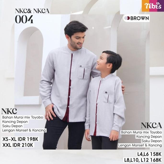 KOKO COUPLE NIBRAS NKC 004 NKCA 004 / BAJU MUSLIM PRIA LENGAN PANJANG